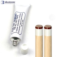 OKCATZONE 1PC 10G Billiard Cue Tip Glue Aluminum Tube Cue Tip Adhesive Billiard Maintenance Repair S