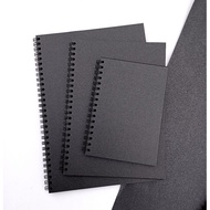 NOTEBOOK BLACK PAPER/SKETCKBOOK BLACK PAPER Black Book Black Paper A6/B6/A5/B5/A4