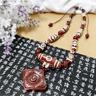 紅玉瓍瑪瑙天珠 三眼 福祿壽 二眼 虎牙 智慧招財 項鍊 單品 禮物