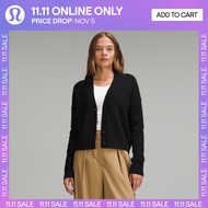 lululemon Womens Alpaca Wool-Blend Cardigan Sweater