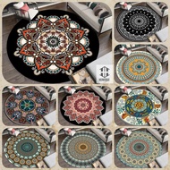 Beautiful Minimalist Round Carpet Bohemian Türkiye Luxurious