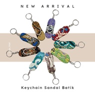 Keychain Sandal Batik Comel Murah Cute Souvenir Doorgift Goodies Corporate Gift Wedding