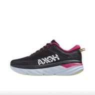 [正貨有盒]Hoka One One Bondi 7 跑步鞋 女款 黑紫色 #1110519-BGFF