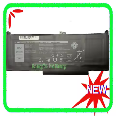 New MXV9V Battery For Dell Latitude 5300 5310 (2-in-1) 7300 7400 E5300 E7300 E7400 N2K62 5VC2M 829MX