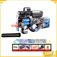 Tembakan Anak WGG P90 With Holo Sight Water Gel Blaster Mainan Submachine Gun Watergel