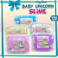Slime Baby Unicorn Series By Regalo.co 200Gr - Slime Base Tofu Topping Floam Toy