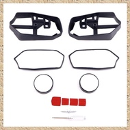 (KYSB) Motorcycle Rearview Mirror with Little Mirror for XMax300 2023 2024 Wide Angle Blind Spot Mir