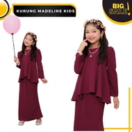 Baju raya 2023 kurung madeline kids byreefa baju kurung budak kurung puff budak