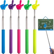 Pointer Finger Stick, 5 Pcs Teacher Pointer Stick Retractable Hand Pointer Stick for School Reading 