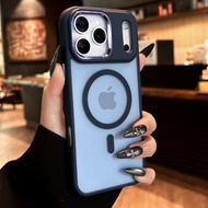 DAIMANG | เคสโทรศัพท์แบบกระจกใสสไตล์ไฮเอนด์สำหรับ Apple 17Air iPhone 17pro แบบมีแม่เหล็ก ป้องกันรอยน