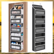 (HARB) Over the Door Organizer Storage5 Shelf Hanging Door Organizer with 5 Capacity Pockets Door Or