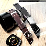 Fitbit Versa 3 Sense 香港手工製作 Full Grain 牛皮手錶錶帶 Sport Band Full Grain Custom Made Premium Horween Leat