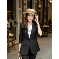 2-layer women's vest Set, elegant and youthful straight-leg trousers VILYA VM22-001, Q22-001 office 