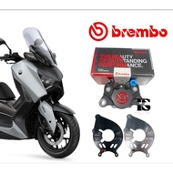 Brembo Caliper 2 Piston Xmax Black Red Logo Position Bottom Caliper Brembo 2 Piston Xmax Rear Bottom