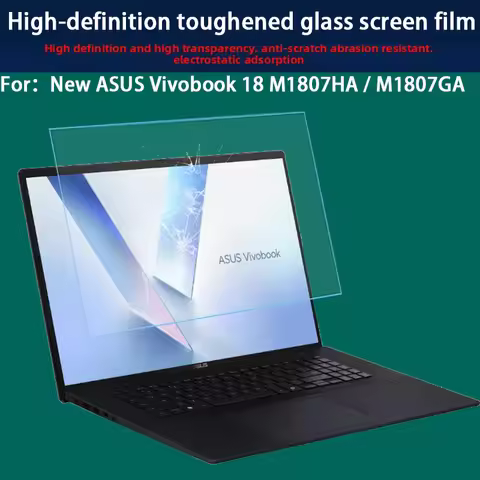 For New ASUS Vivobook 18 M1807 M1807GA/M1807HA Keyboard Film Laptop Screen Protective Film Toughened