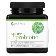 Youtheory, Spore Probiotic, 6 Billion CFU, 60 Vegetarian Capsules,Exp:04/26
