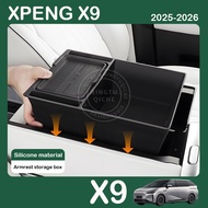 XPENG X9 Car Armrest Box Storage Box Silicone Storage Box
