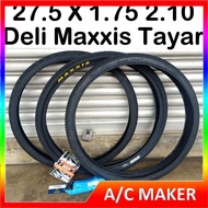 Tyre Tube Mountain Bike 27.5X1.75 2.10 Deli Maxxis Tayar Tuib 27.5 basikal mtb DELI
