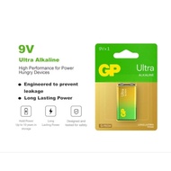 GP 9V Ultra Plus Alkaline Battery (1pc card pack)