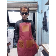 BARBERSHOP APRON HAIR BENCH