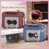 Payoe Music Recorder Mini Keychain Mini Tape Recorder Player Vintage