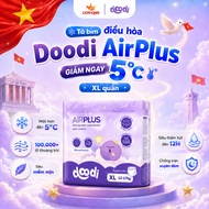 Doodi AirPlus air-conditioned diapers, 1.6L 3-layer spill-proof absorbent diapers, size XL 12 to 17k