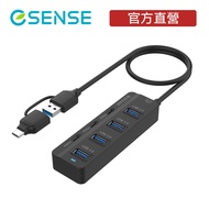 [Esense Esense] 4A+3C 7 Port USB3.0 Hub 743HUB USB Type-C+A Dual Connector