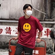 Drew house FW22 mascot ss tee burgundy 笑臉 酒紅