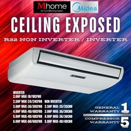 MIDEA EXPOSED INVERTER (MUE-CRFNX) / NON INVERTER (MUE-CRFN8) AIR CONDITIONER R32