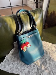 Hermes So Kelly 22 松石藍內拼深藍色 Birkin 25 Mini lindy原始成色
