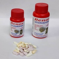 Renox Cats Ultra Multivitamin - Goat Milk Tablets (Vitamin Susu Kambing untuk Kucing)