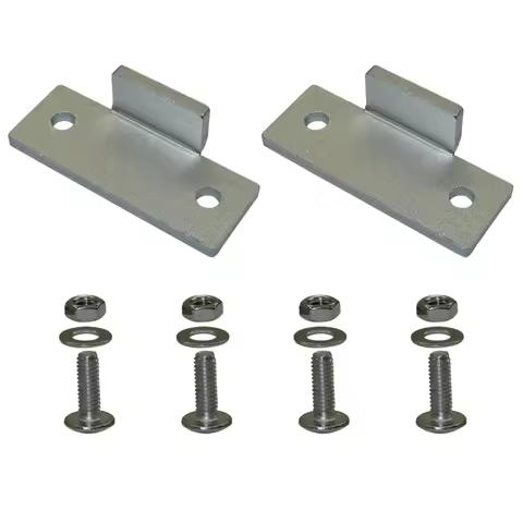 Metal Turntable Dust Cover Hinge Set for Technics SL D2 SL Q2 SL 3200 Complete Kit with Mounting Scr