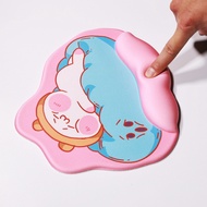 Cute Cartoon Mouse Pad Soft Silicone Wrist Pad Soft Pad Small Size Anti-slip Desk Pad Gaming Game Ha