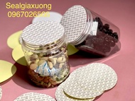[Combo 100c] Màng seal tự dính màng siêu tự dính miếng dán miệng  màng tự dán hũ nhựa hũ thuỷ tinh k
