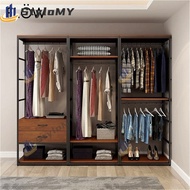 Open Wardrobe Combined Type Wardrobe Waterproof Large Capacity Wardrobe Cabinet Open Concept Wardrob