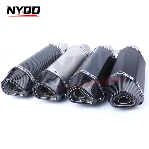 Universal 51mm Motorcycle Exhaust Pipe for Honda CBR250 CB400 FZ400 Z750 NINJA TMAX530 Trk 502 TMAX 
