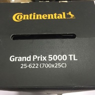 GP5000 700c x 25 (CONTINENTAL) TUBELESS 5000 AND TUBE TYPEGRAND PRIX 5000TL