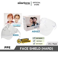 Face Shield Anti Virus Protection / Anti Fog Protect Face Cover / Transparent Face Shield * Glasses+