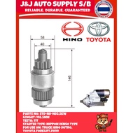 STR-ND-ND2.5KW BRAND J&J STARTER DRIVE CLUTCH WITH GEAR 11T (NIPPON DENSO TYPE) FOR USE ON: ND START