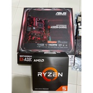 (Used) Ryzen5 5500 & Asus Motherboard EX-A320M COMBO