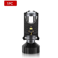 H4 LED Projector Motorcycle Headlight Bulbs Bi LED Lens Projector motorcycle accessories Mini Projec