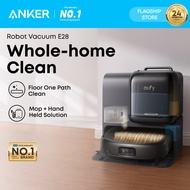 eufy by Anker Omni AI Robot Vacuum E28 - Hydrojet™ Self-Cleaning Mop Portable Deep Cleaner 20000 Pa