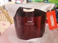 到貨 兩個 史上最低價 按yen 價調整 日版 全新品 最新款 經典 銀黑色 不銹鋼 現貨 Thermos  cookers 4.5l 真空煲 燜燒鍋 燜煮烹調器 有意快者油塘即取  啡色 新返銀色 