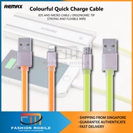 Remax Colorful Quick Charge Cable Micro Cable/iOS Cable 1M Charging cable