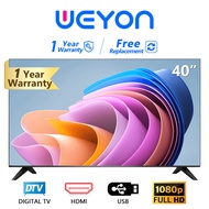 WEYON ทีวี 32/40 นิ้ว Digital tv LED fullHD TV โทรทัศน์จอแบน tv 40 นิ้ว ทีวีราคาถูกๆ tv ทีวีดิจิตอล 