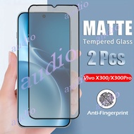 Vivo X300 Pro 5G Full Cover Matte Tempered Glass For vivo X300 Pro VivoX300 Pro 5G 2025 Anti-Fingerp