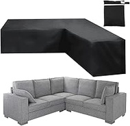 Patio Furniture Cover L-Shaped Sectional Sofa Cover Heavy Duty Waterproof Furniture Protection Corne