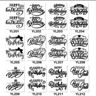 STICKER for bubble ballon-foil ballon 18"-latex ballon...                    Sticker size :- 2pcs in