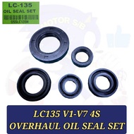 1SET YAMAHA LC135 LC-135 V1 V2 V3 V4 V5 V6 V7 4S 4SPEED OIL SEAL KIT SET ENGINE SEAL OIL SEAL GETAH 