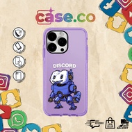 Discord - Soc-Med Life Collection by Case.Co - TPU Bumper Case Casing IP678 Till IP12PROMAX Phone ca
